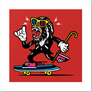 Ape Skate! Posters and Art